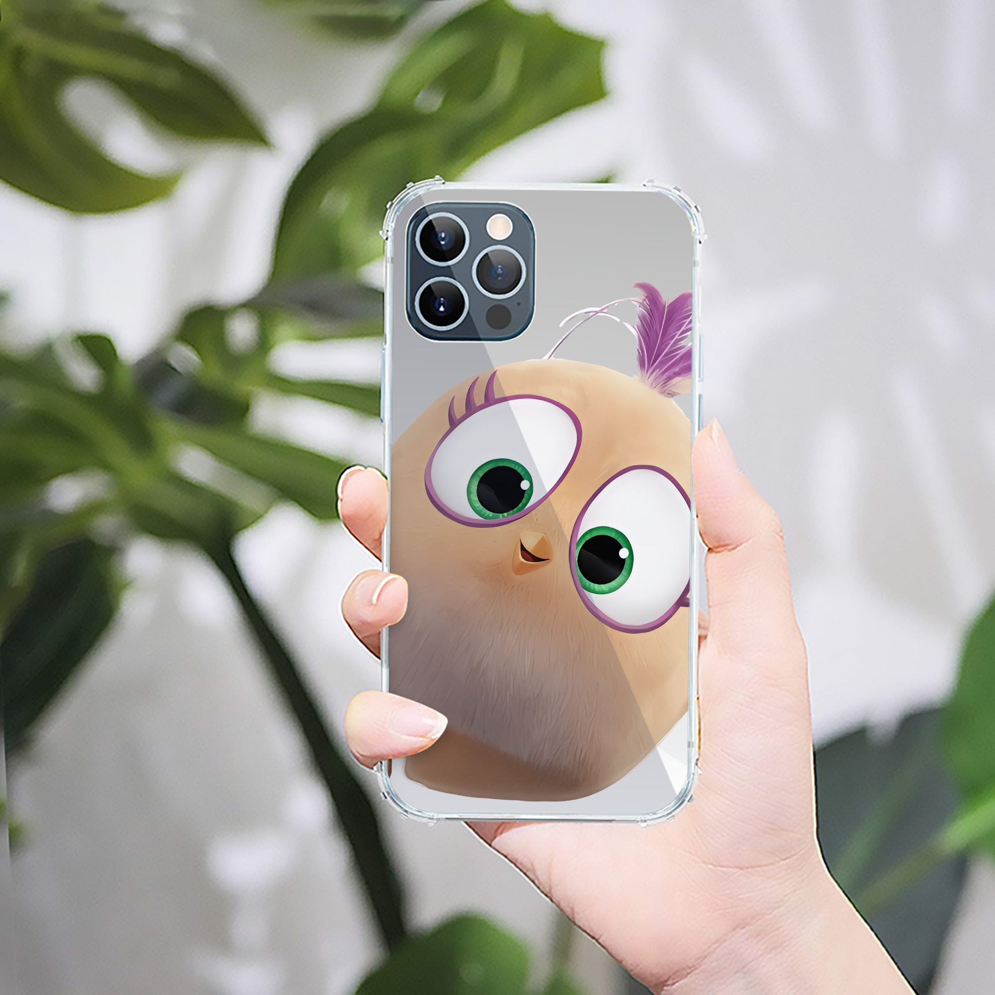 （画像用） Angry Birds アングリーバード 【iPhone 12シリーズ対応】透明スマホケース（クリアソフトケース）